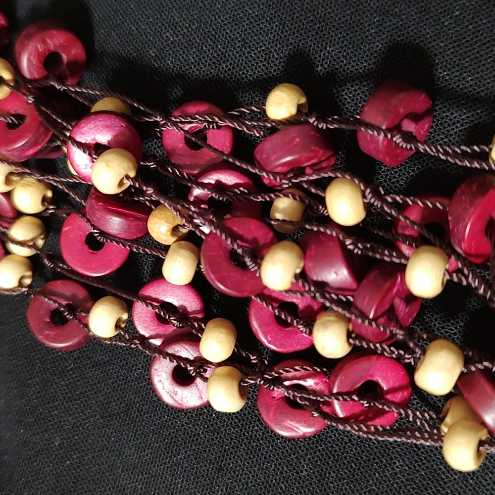 3 Wood Bead Necklaces - Picture 11 of 12